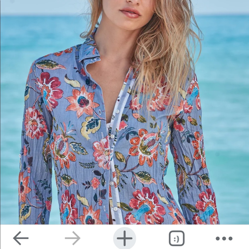 CINO PAISLEY BLOUSE ALMOST NEW